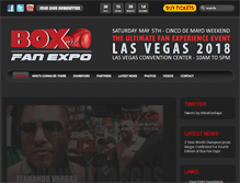 Tablet Screenshot of boxfanexpo.com